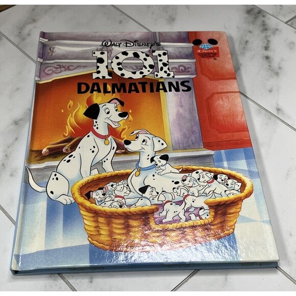 WALT DISNEY 101 DALMATIONS BOOK WONDERFUL WORLD OF READING 1995 HARDCOVER - Picture 2 of 4